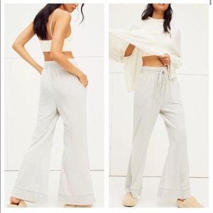 Free People Cozy Cool Girl Lounge Pants Sterling